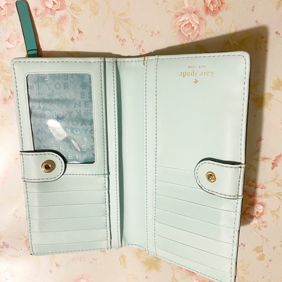 Kate Spade Mint Green Wallet - Picture 4 of 7